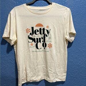 Jetty Surf Co. Cream Graphic T-Shirt